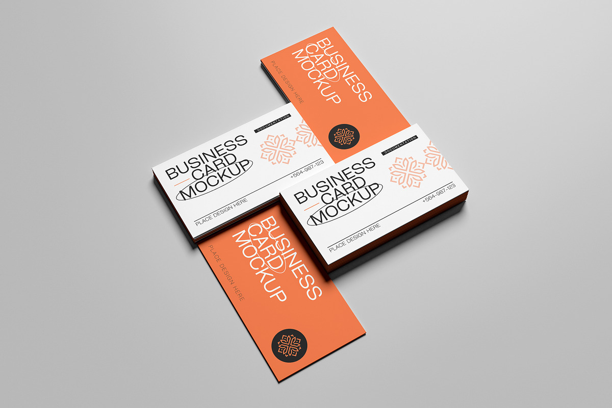 BUSINESS CARD MOCKUP, an Advertising Mockup by AnasStudio (Photo 3 of 5)