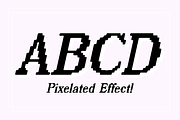 Digital Sunshine Pixelated Y2K Font, a Serif Font by Blush Font Co. (Thumbnail 4 of 6)