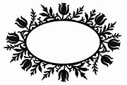 Intricate Silhouette Frame Pack, an Illustration by Creativeshirt (Thumbnail 5 of 9)