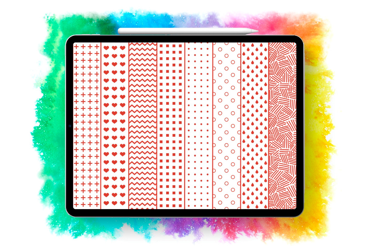 Decorative Lines and Patterns Bundle, a Brush Add-On by buntegalerie (Photo 6 of 6)