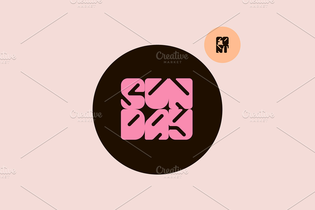 SUNDAY Font, a Symbol Font by Mymlan Shop (Photo 1 of 7)