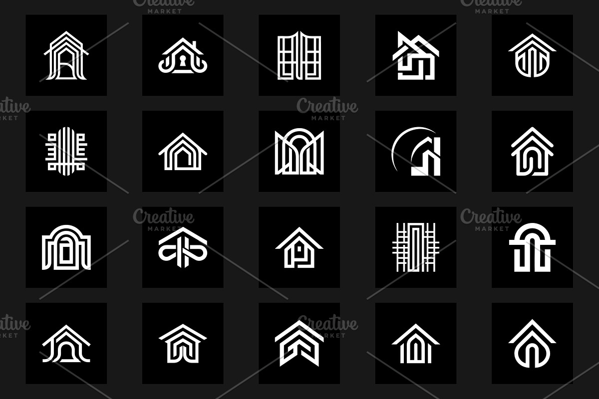 Architecture Real Estate Logo Pack, a Branding & Logo Template by Vectorium Studio (Photo 5 of 11)