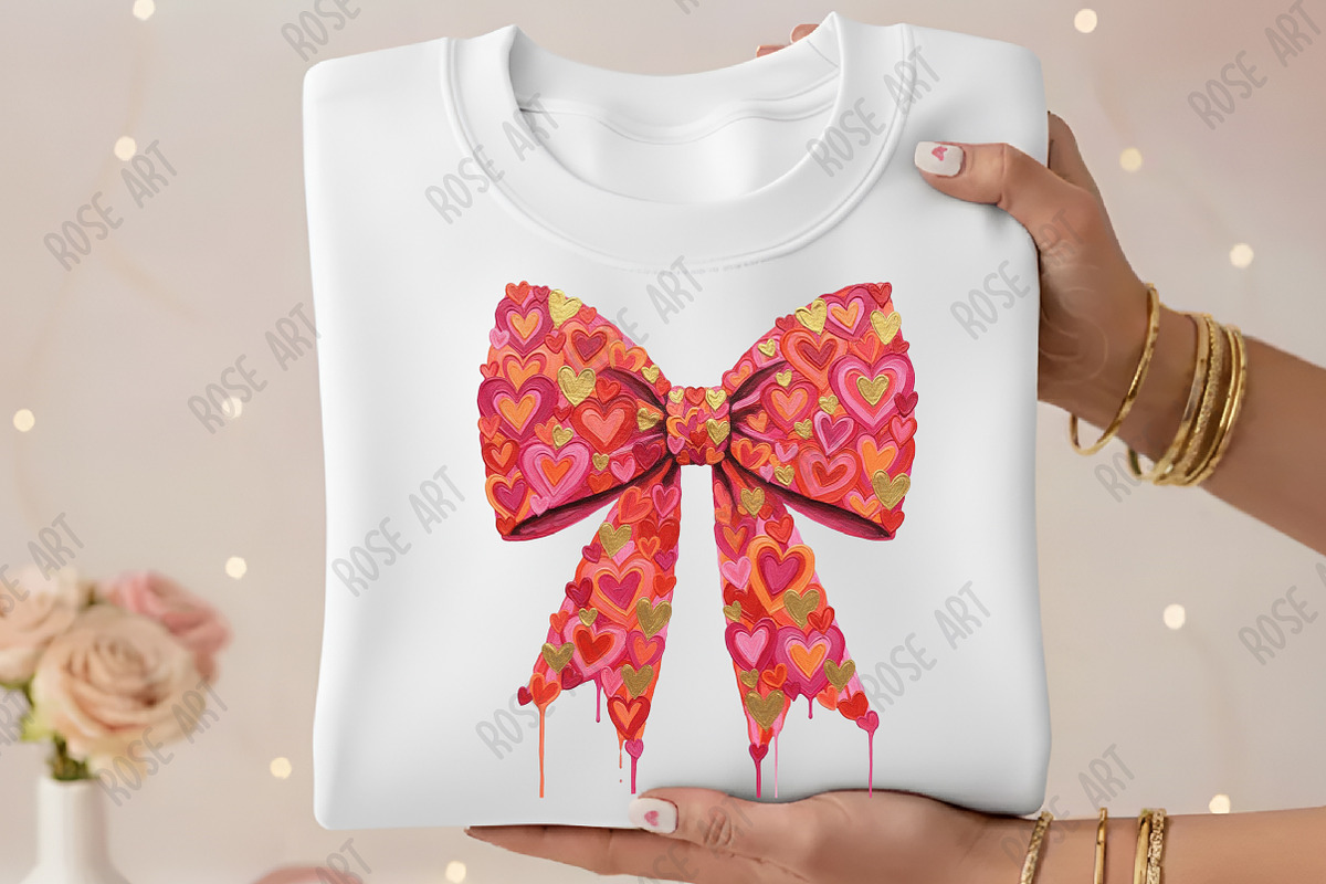 Valentines Day Coquette Bow PNG, a Seasonal Illustration by Rose Art (Photo 5 of 5)