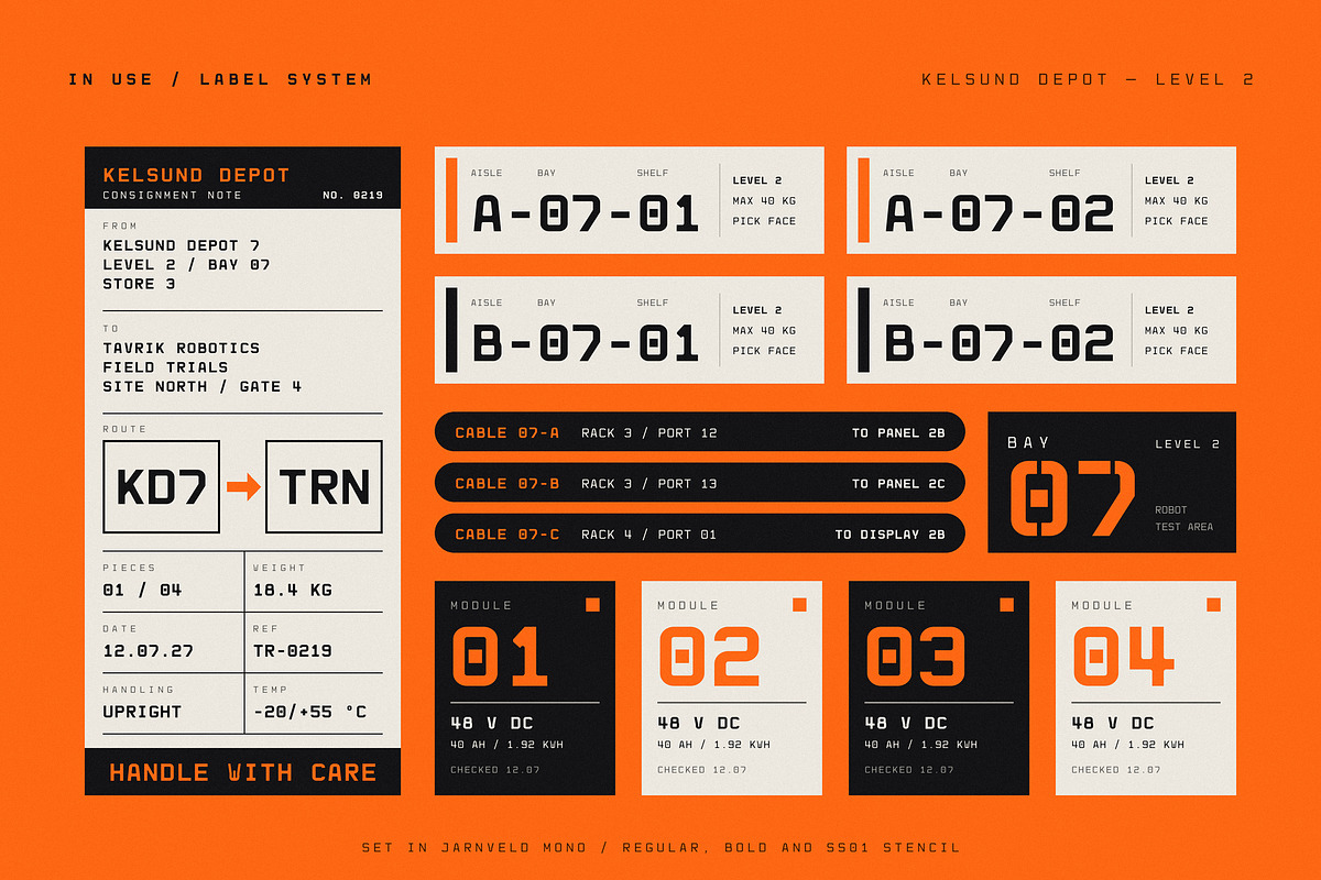 Jarnveld Mono, a Sans Serif Font by Build Interactive (Photo 6 of 8)