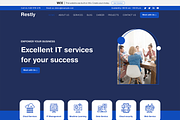 Restly – IT /Tech Solution Wix Theme, a Wix Template by Wix Creative Themes (Thumbnail 2 of 3)