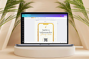 Phone Esthetician Business Card, a Business Card Template by artbart (Thumbnail 8 of 9)
