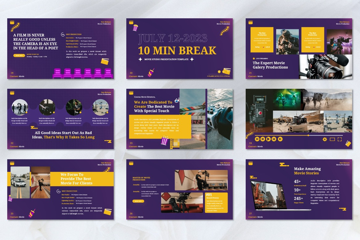 Flashe - Movie Studio Keynote, a Presentation Template by Dhabee (Photo 8 of 8)