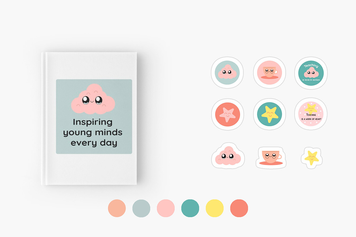 Bundle Kawaii Teacher Planner Pack, an Education Illustration by ElicoelhoDesign Shop (Photo 9 of 9)