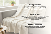 Winter Blanket Mockup 100 JPG, a Household Mockup by KennedyStudio (Thumbnail 16 of 16)