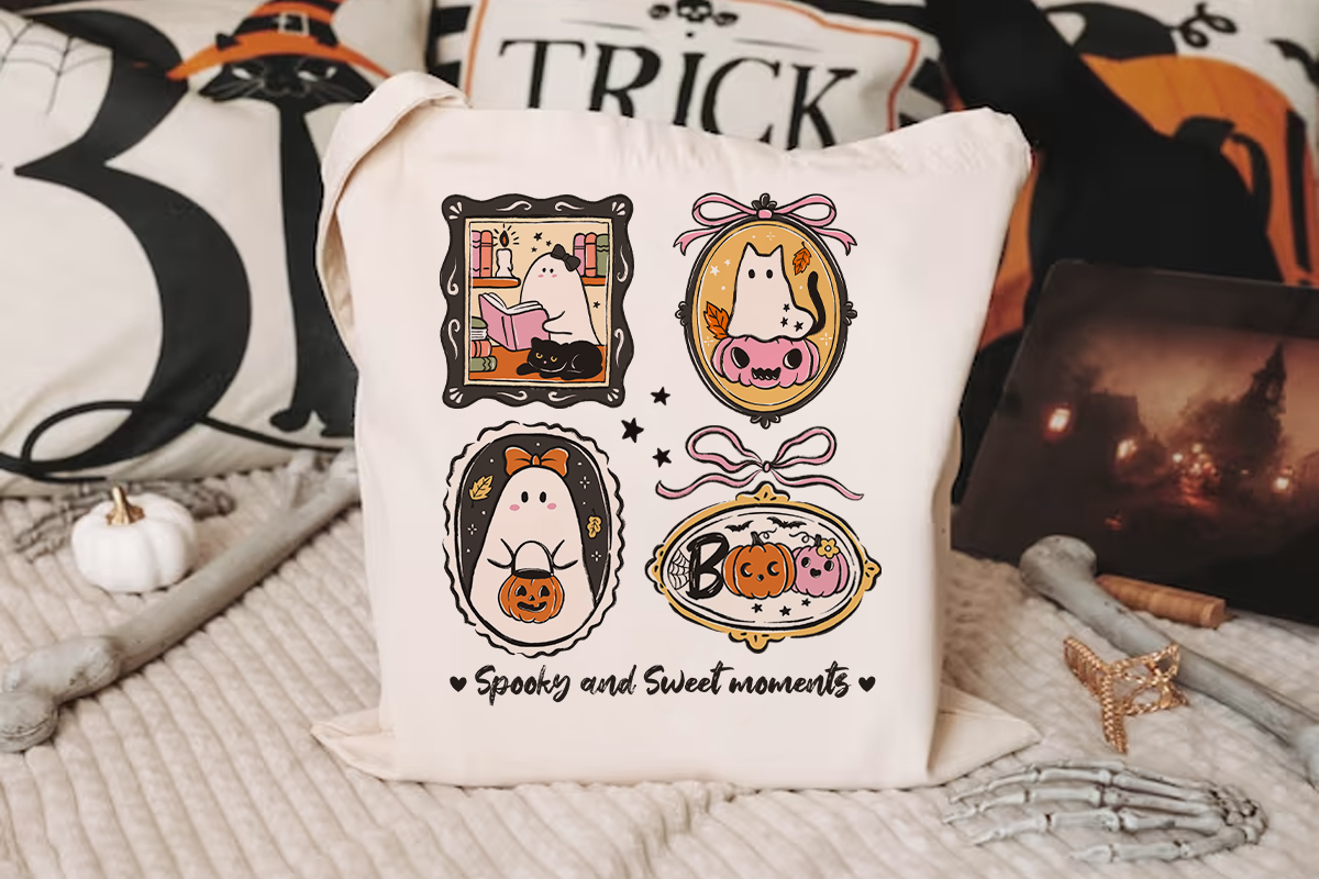 Cozy Halloween Frames PNG Clipart, a Seasonal Illustration by LemonDesign (Photo 4 of 6)