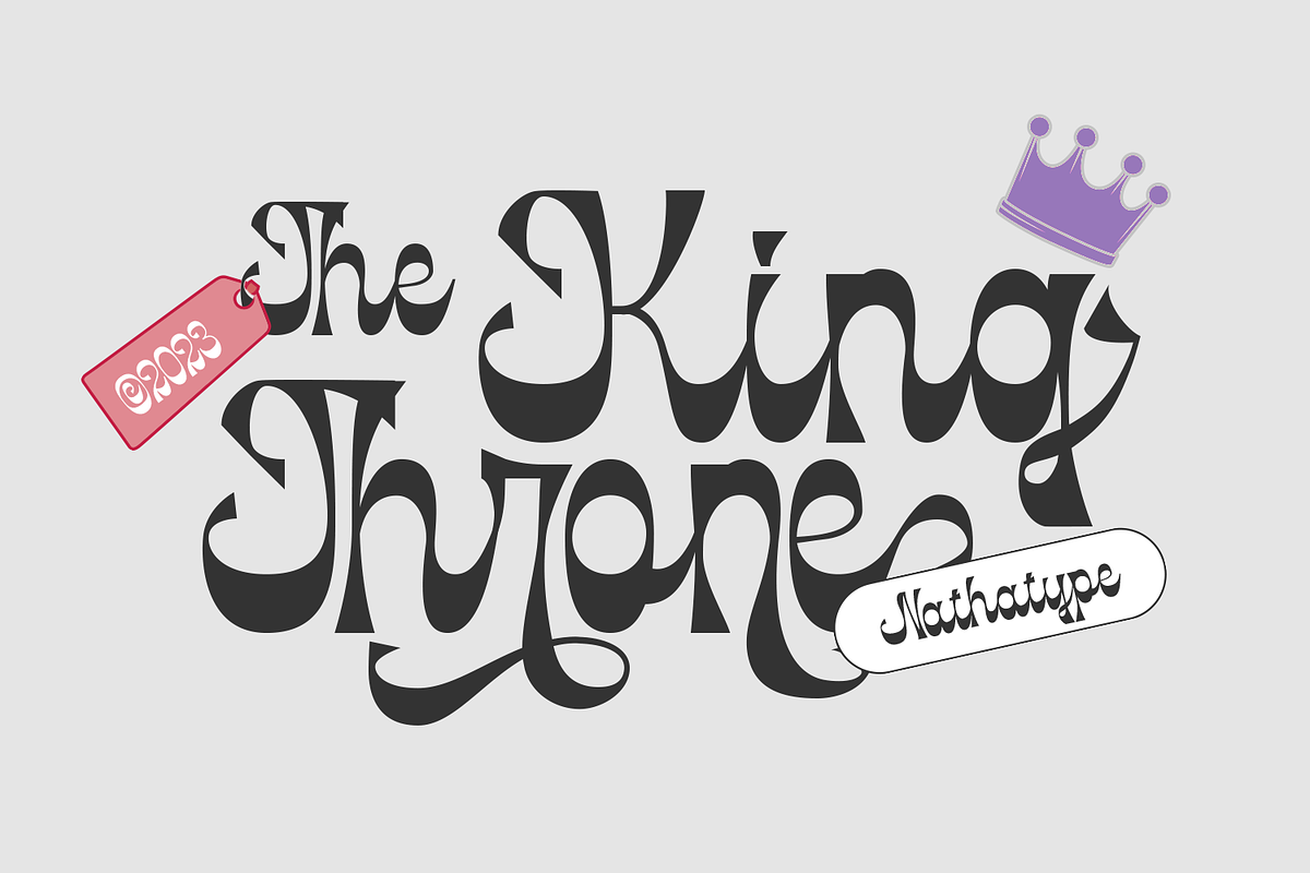 King Throne, a Symbol Font by Nathatype (Photo 1 of 10)