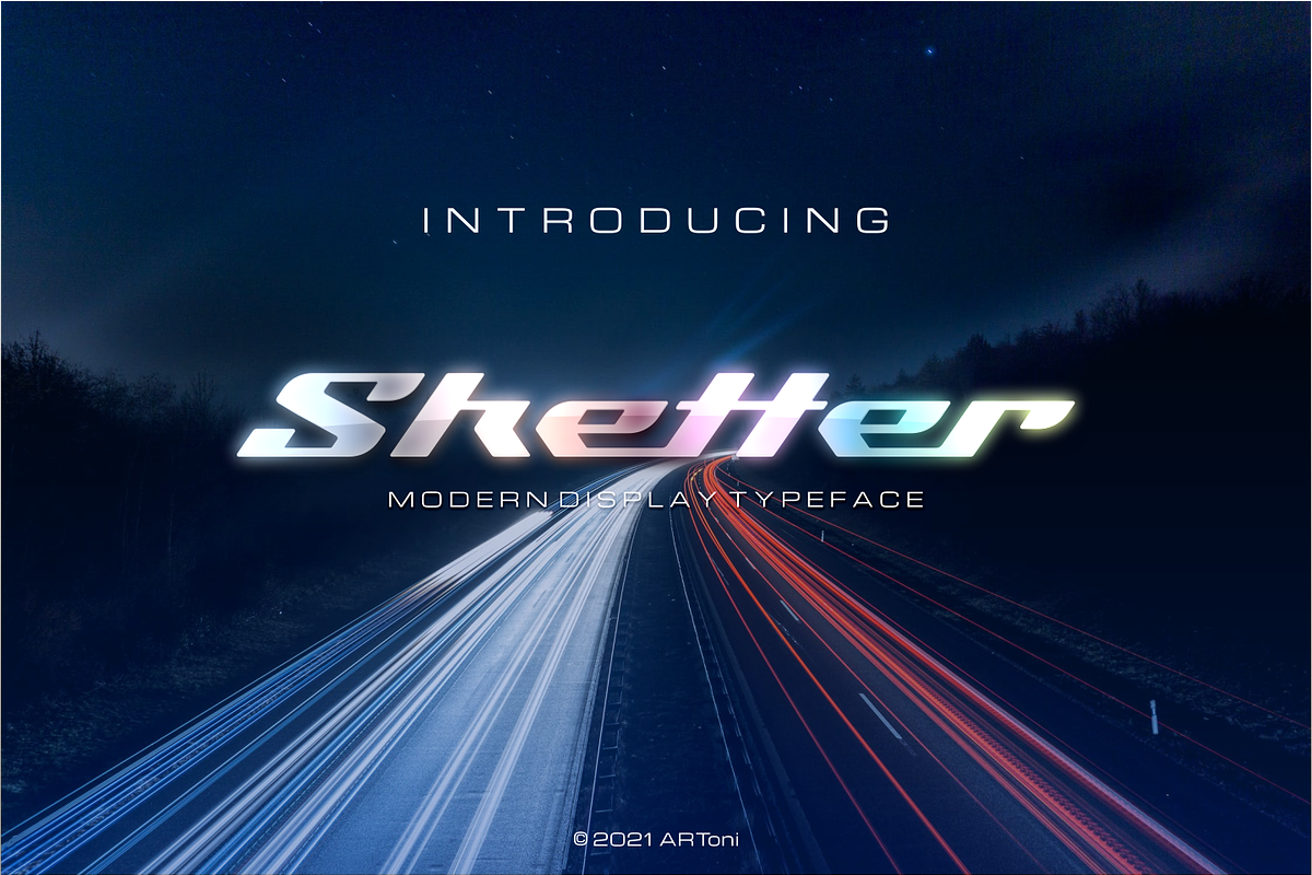 Sketter, a Sans Serif Font by ARToni (Photo 1 of 11)