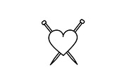 Knitted Heart Love Vector Bundle, an Illustration by Designs_River (Thumbnail 18 of 53)