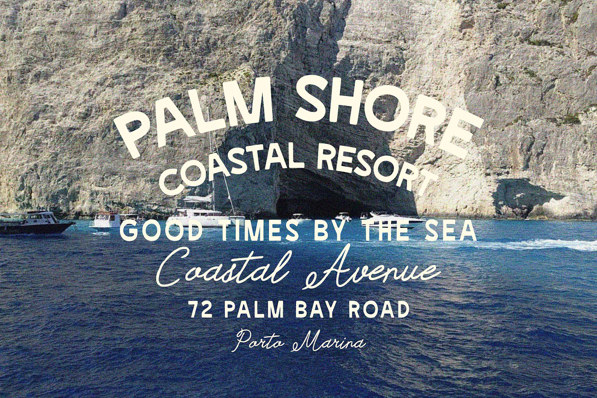 Coastal Tropicana Casual Font Duo, a Handwritten Font by Sixtype (Photo 5 of 10)