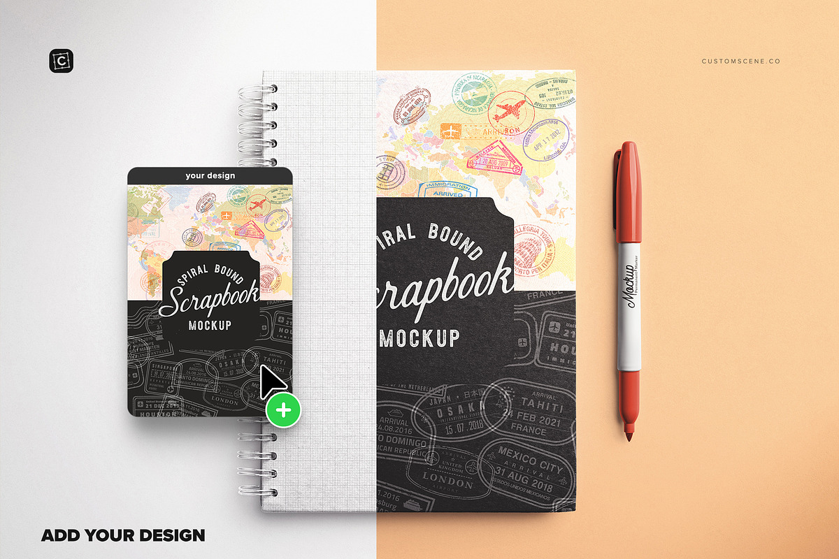 Kraft Scrapbook Mockup, a Product Mockup by Custom Scene (Photo 6 of 8)