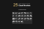 Cloud Photoshop Brushes, a Brush Add-On by Mohamed Saber (Thumbnail 4 of 4)