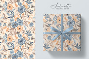 Watercolor Summer Garden Blooms, a Pattern Graphic by SirenaArt (Thumbnail 9 of 13)
