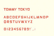 Tommy Tokyo I A Display Font, a Sans Serif Font by Taylor Penton (Thumbnail 4 of 4)