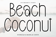 Beach Coconut, a Sans Serif Font by FreshTypeINK (Thumbnail 1 of 7)