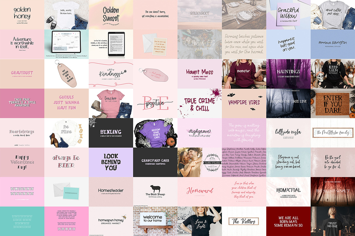 Handlettered Font Bundle, Volume 2, a Handwritten Font by Beck McCormick (Photo 6 of 15)