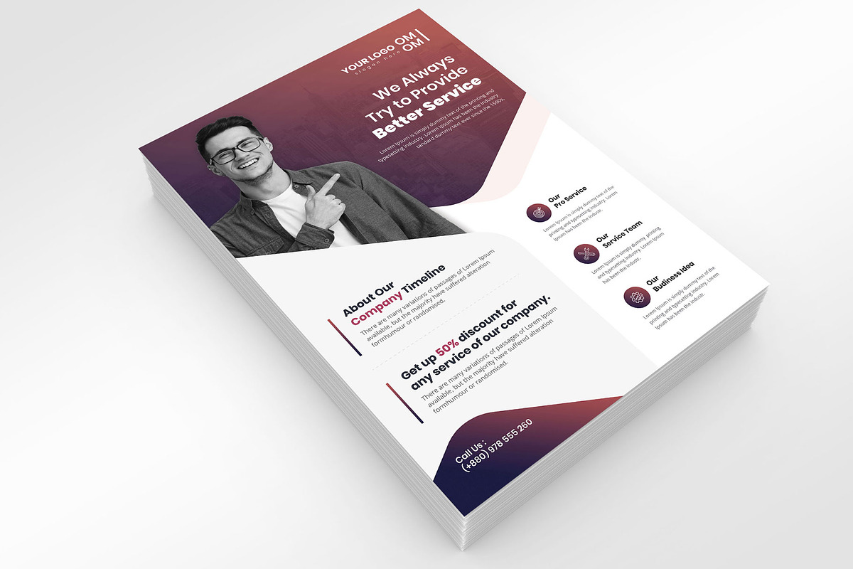 Business Flyer, a Flyer Template by PicoartBd (Photo 3 of 3)