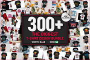 The Biggest T-shirt Design Bundle, an Illustration by Genius Graph (Thumbnail 1 of 19)