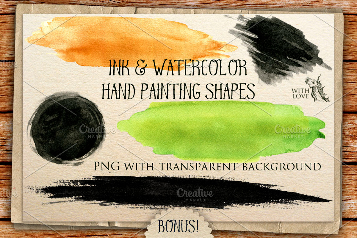 Big Irish Watercolor & Ink Set, an Illustration by Fluffy Unicorn (Photo 6 of 6)