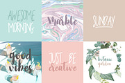 Smoothie Life [Font Duo], a Script Font by Julia Dreams (Thumbnail 2 of 6)