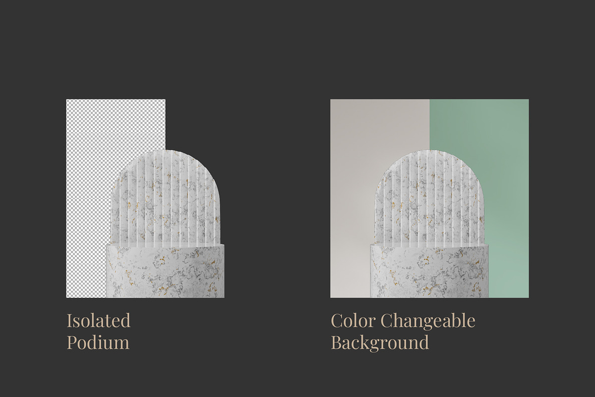 5 Podium with Transparent Background, a Background Graphic by faustudio (Photo 2 of 7)
