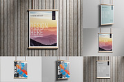 Hanging Poster Mockup, an Advertising Mockup by Artlogs (Thumbnail 1 of 5)