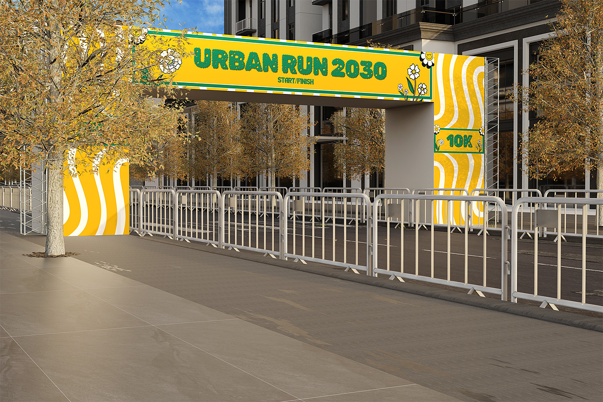 Arch Gate Event Mockup, an Advertising Mockup by Claymoon Lab (Photo 11 of 13)