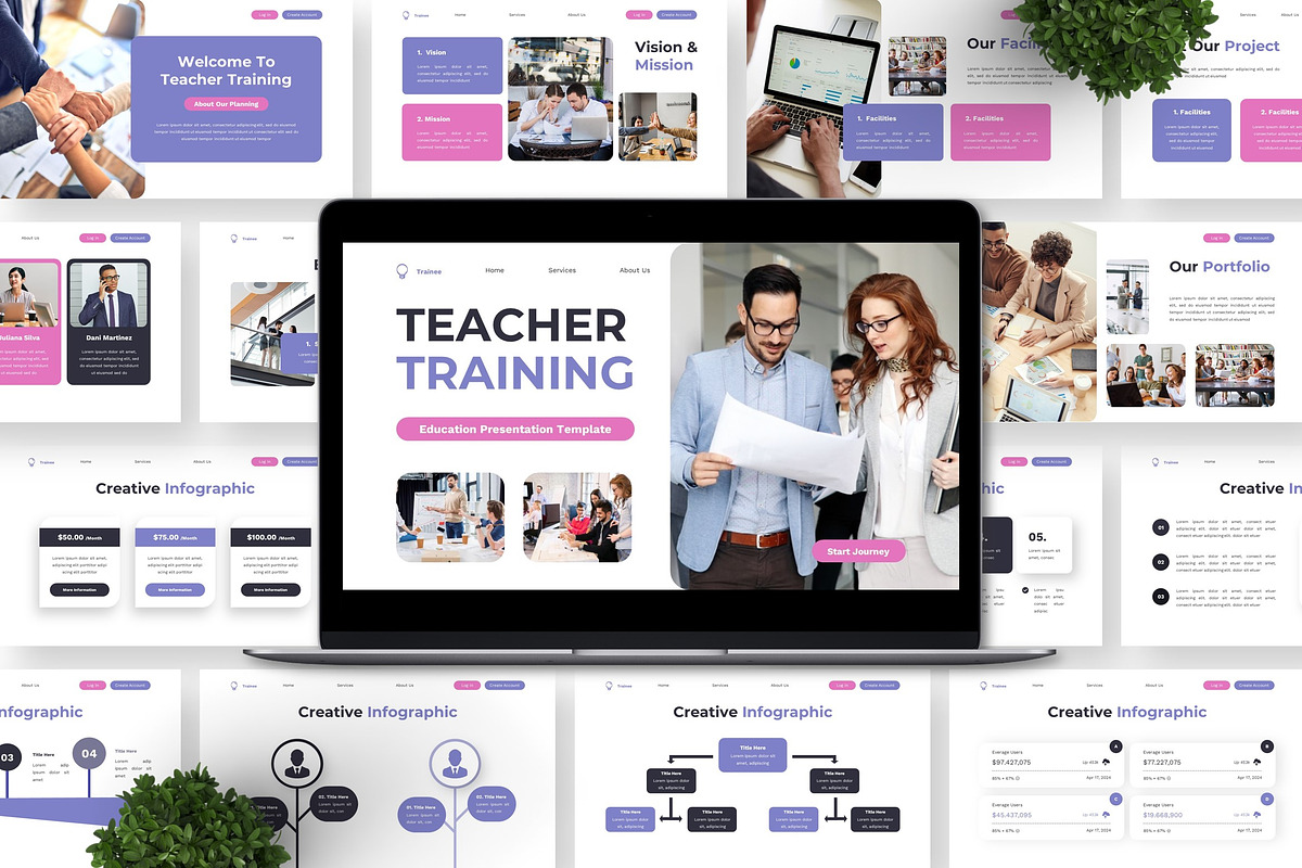 Teacher Training - Education GSL, a Presentation Template by Deepslide Studio (Photo 4 of 6)