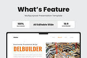 Delbuilder Construction Google Slide, a Presentation Template by SquidPixey (Thumbnail 2 of 6)
