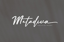 Metadiva Brush Script Font