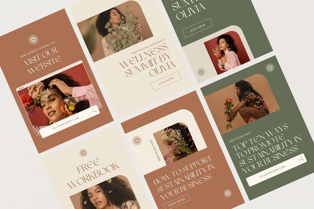 Amelia | Marketing Canva Template, a Social Media Template by With Faith & Love (Photo 4 of 12)