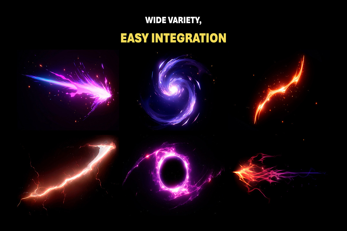 300+ Magic Spell Overlay Effects, an Object Graphic by Mikel Blazgad (Photo 3 of 11)