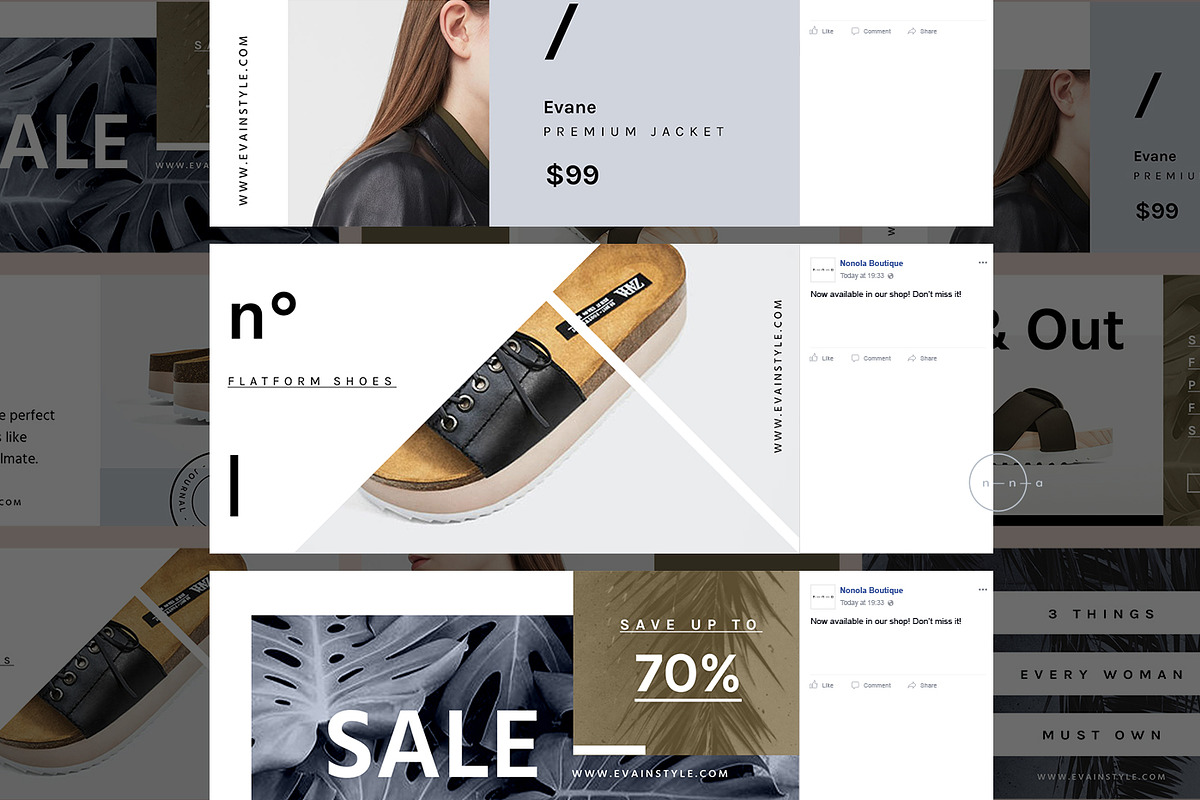 Fashion Social Media Pack • Éva, a Social Media Template by Nonola (Photo 8 of 13)
