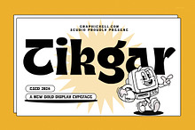 Tikgar Retro Vintage Display Font