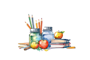 Back to school clipart PNG,JPG,SVG,, a Graphic by Milano Creative (Thumbnail 4 of 5)