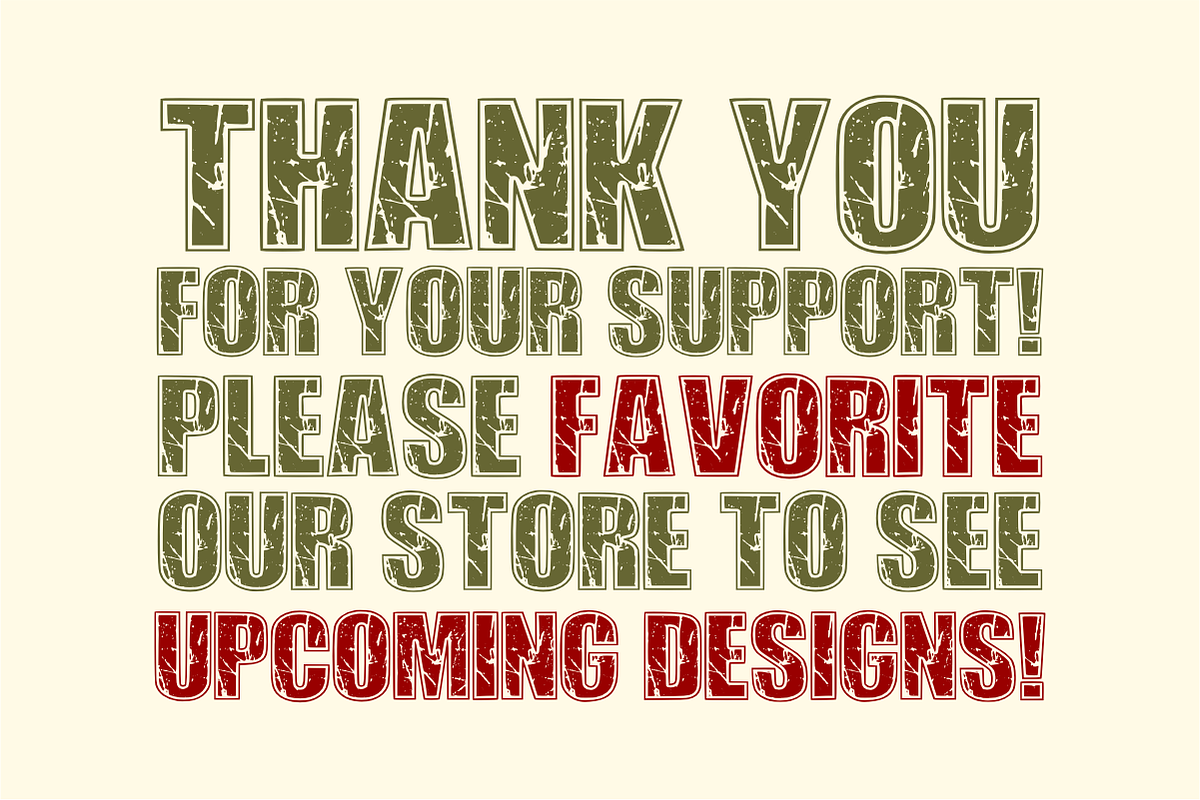 ABCD Grunge – Vintage Athletic Font, a Sans Serif Font by KiddoGlyphs Studio (Photo 5 of 5)