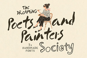 Artistic Handwritten Signage Fonts, a Handwritten Font by Laras Wonderland