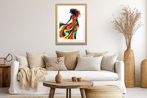 Boho Black Beauties Posters