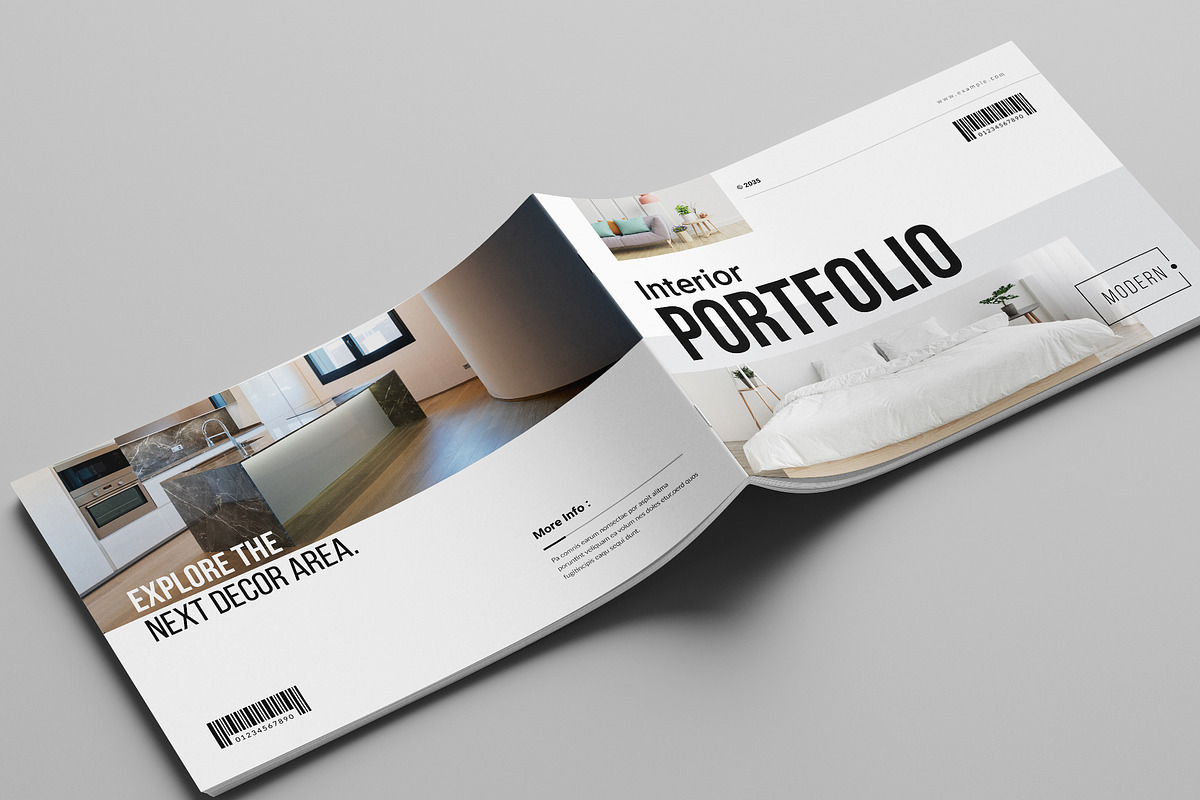 Design Portfolio Template Landscape, a Brochure Template by StyleArt (Photo 8 of 10)