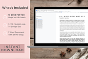 DFY BLOG POSTS FOR LIFE COACH, a Templates & Theme by Jennifer Magri Templates (Thumbnail 3 of 8)