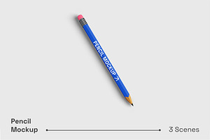 Pencil Mockup, a Pens & Pencil Mockup by renderstockmarket