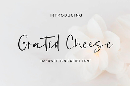 Grated Cheese | Handwritten Font