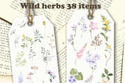 Wild Grasses and Tractor, watercolor, an Illustration by Love Watercolor Store (Thumbnail 2 of 8)