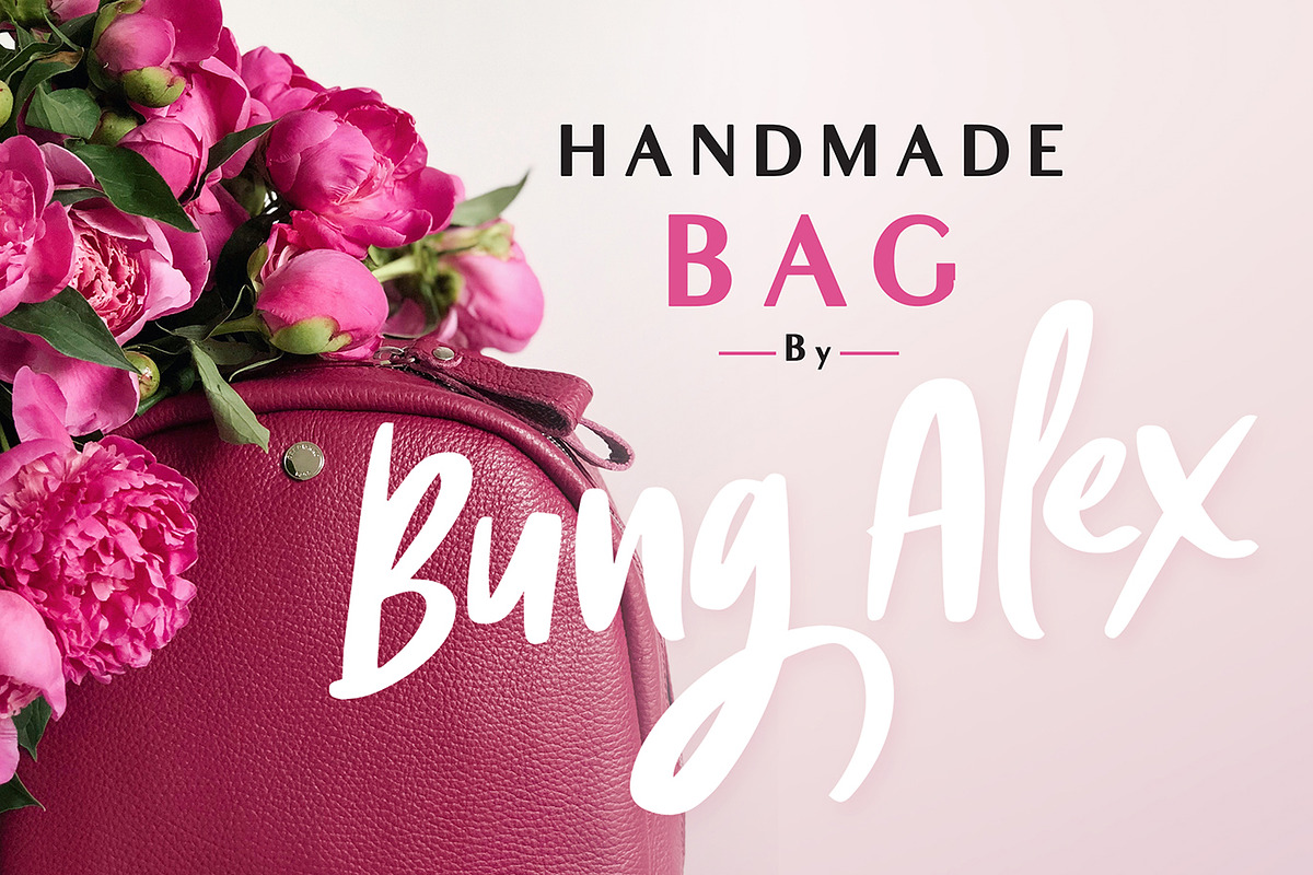 Rosydit - Handlettered Script Font preview 2