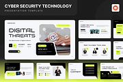 Cyber Security Technology PowerPoint, a Presentation Template by Annora Studio (Thumbnail 1 of 7)