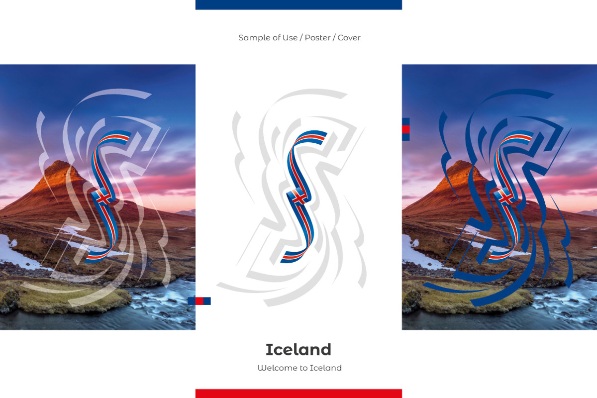 Iceland flag ribbon vector, a Templates & Theme by Simbos (Photo 3 of 9)